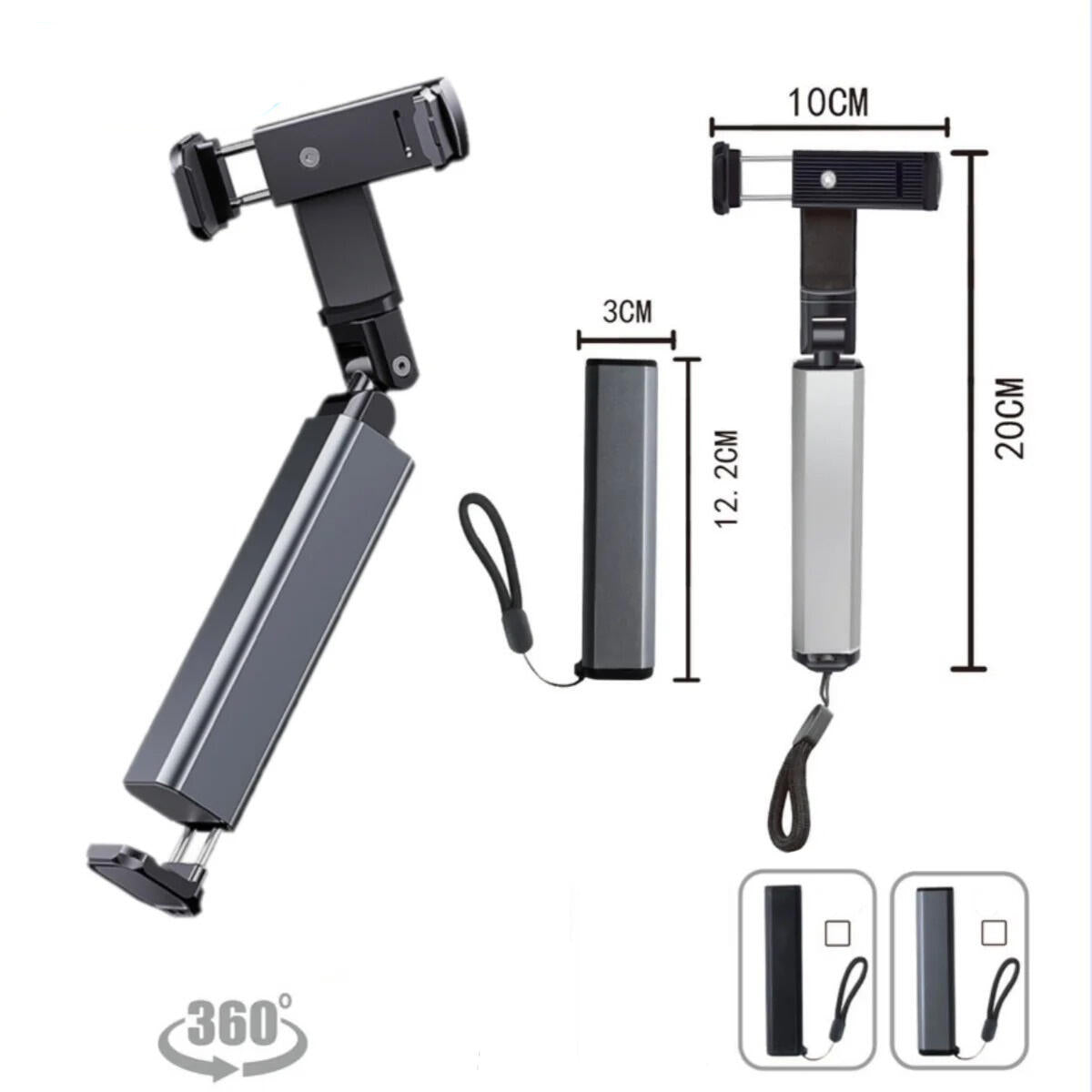 Aluminum Mobile Phone Stand for Travel