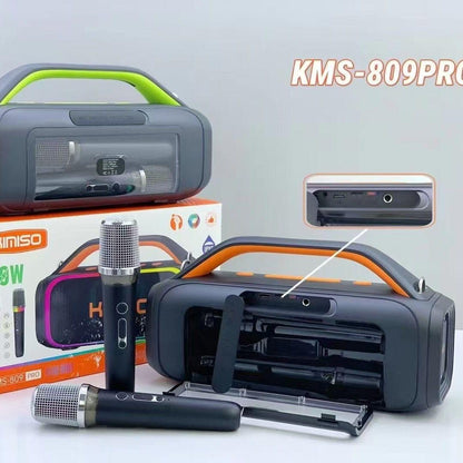 60W Bluetooth Speaker with 2 Built-in Microphones - Power and Fun at Every Party