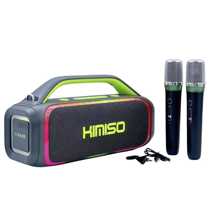 60W Bluetooth Speaker with 2 Built-in Microphones - Power and Fun at Every Party