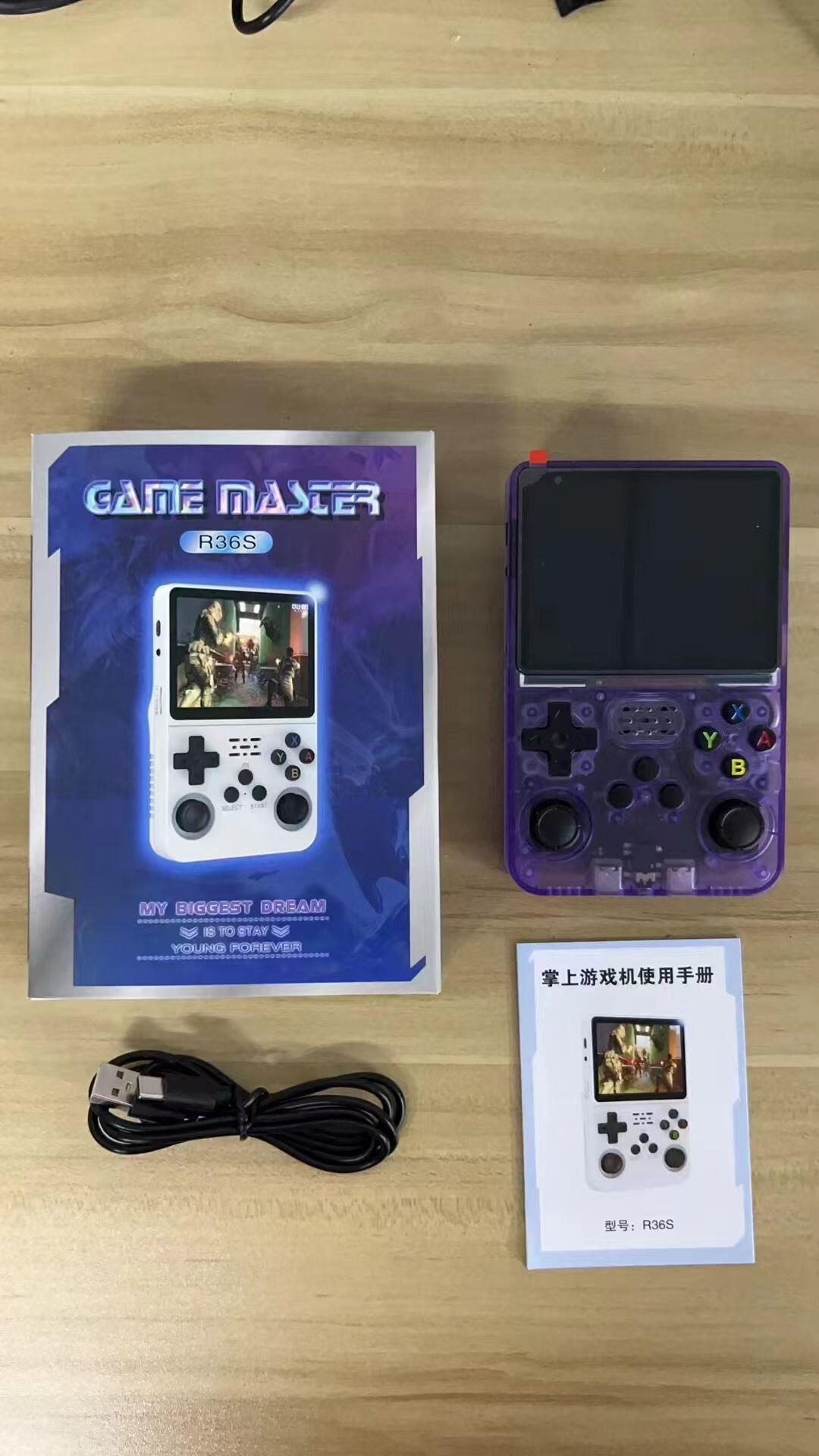 R3S6 Console, Retro Games and Video Player - Compact and Lightweight