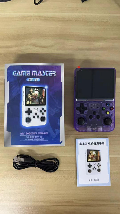 R3S6 Console, Retro Games and Video Player - Compact and Lightweight