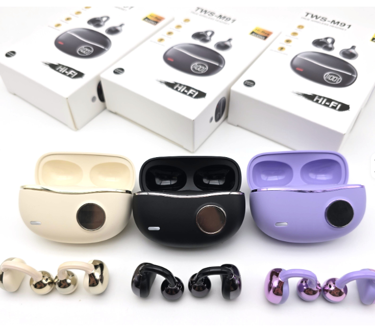 Auriculares inalámbricos de clip TWS-M91
