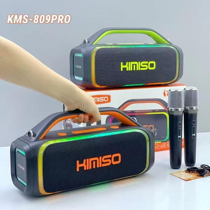 60W Bluetooth Speaker with 2 Built-in Microphones - Power and Fun at Every Party