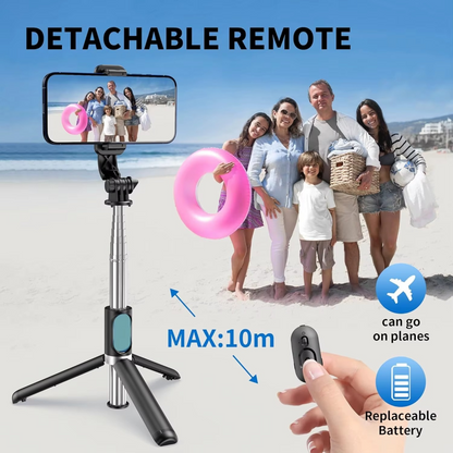 Palo selfi extensible Q02 con soporte estable.